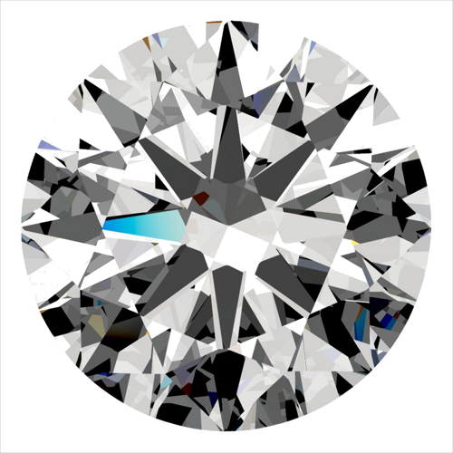 0.32 carat F-VS2 Excellent cut Natūralus Round Deimantas (1)