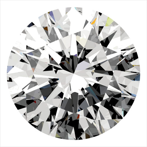 0.3 carat E-VVS2 Excellent cut Natūralus Round Deimantas (1)