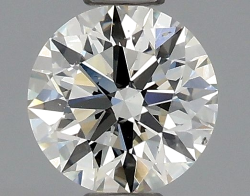 0.46 carat I-SI1 Excellent cut Natūralus Round Deimantas (1)