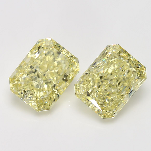 5.02 carat Fancy Yellow-VS1 Natūralus Radiant Deimantas (1)