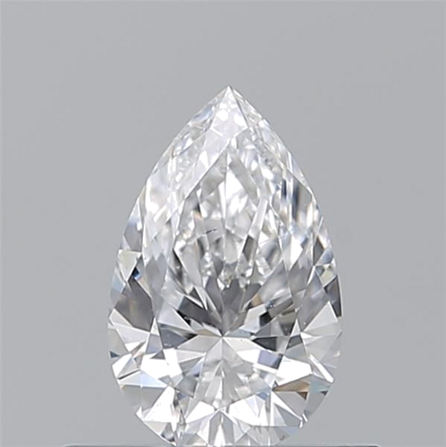 0.5 carat D-SI1 Natūralus Pear Deimantas (1)