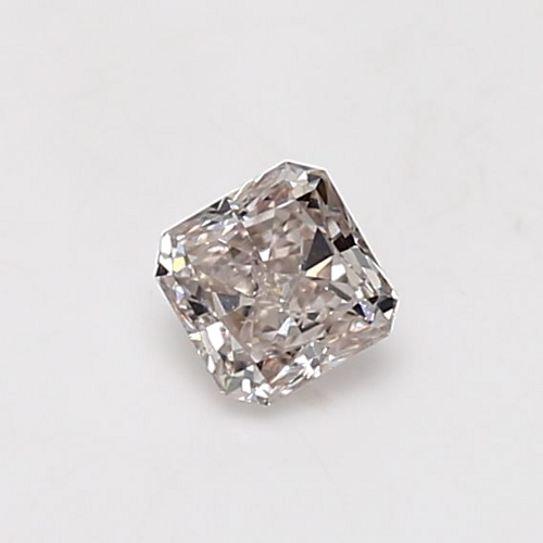 0.42 carat Fancy Light Pinkish Brown-SI2 Natūralus Radiant Deimantas (1)