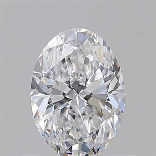 0.7 carat D-SI1 Natūralus Oval Deimantas (1)