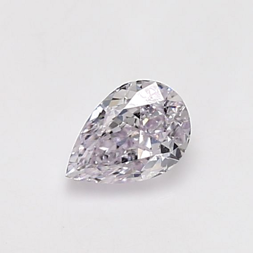 0.55 carat Very Light Pink-SI1 Natūralus Pear Deimantas (1)