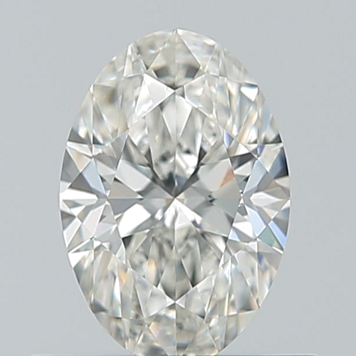 0.6 carat D-VVS1 Natūralus Oval Deimantas (1)