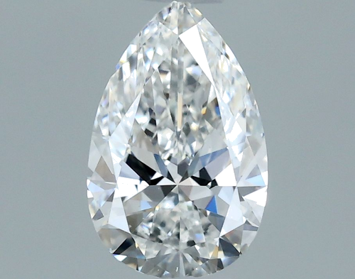 0.5 carat E-VS1 Natūralus Pear Deimantas (1)
