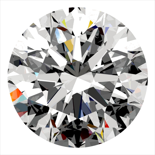 0.3 carat D-VS2 Very Good cut Natūralus Round Deimantas (1)