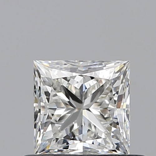 0.6 carat I-VS2 Natūralus Princess Deimantas (1)