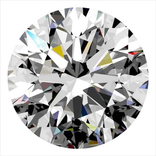 0.4 carat G-SI1 Excellent cut Natūralus Round Deimantas (1)