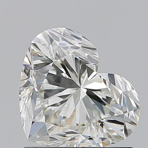 1.22 carat J-VVS2 Natūralus Heart Deimantas (1)