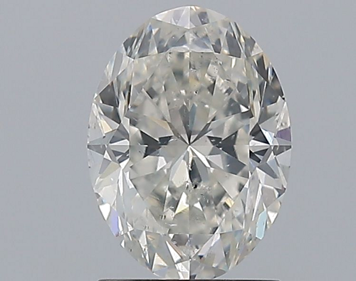 1.7 carat H-SI2 Natūralus Oval Deimantas (1)