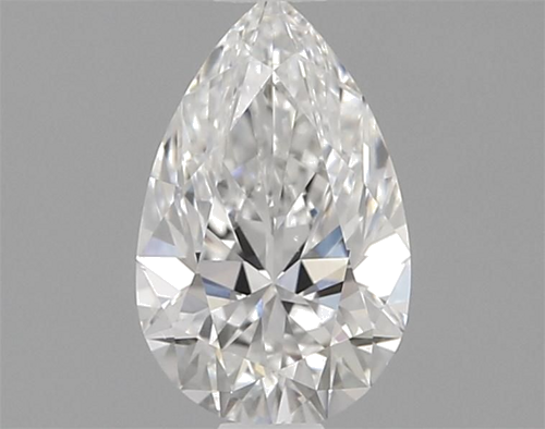 0.7 carat F-SI1 Natūralus Pear Deimantas (1)