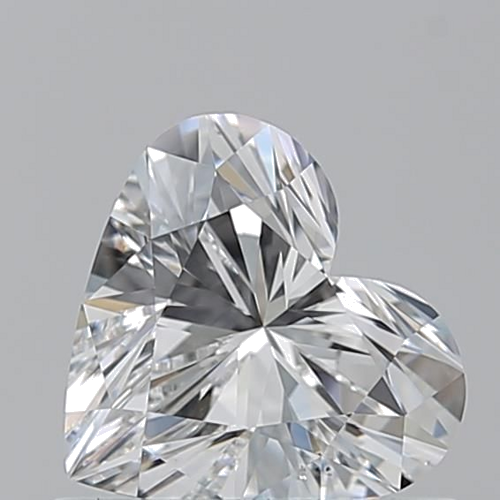 0.7 carat E-VS2 Natūralus Heart Deimantas (1)