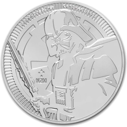 2019 Darth Vader Star  1 oz Niujė sidabrinė moneta (1)