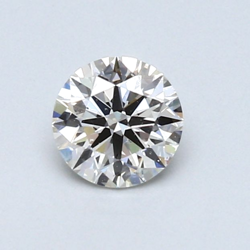 0.5 carat J-SI1 Excellent cut Natūralus Round Deimantas (1)