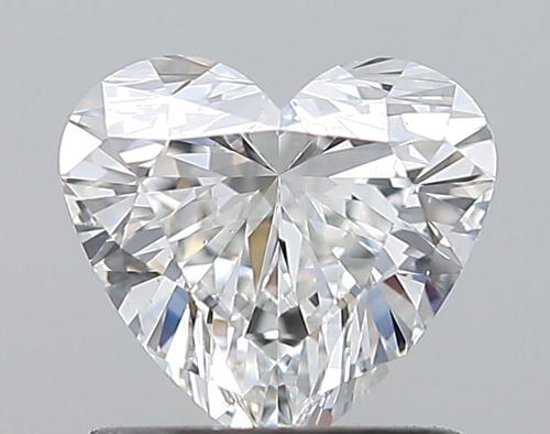 0.9 carat F-VS2 Natūralus Heart Deimantas (1)