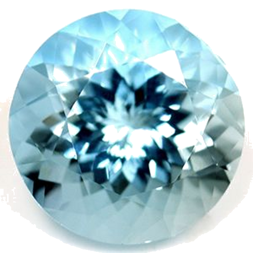 3.27 carat BLUE Round Aquamarine (1)