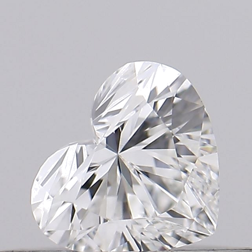 0.18 carat G-VVS2 Natūralus Heart Deimantas (1)