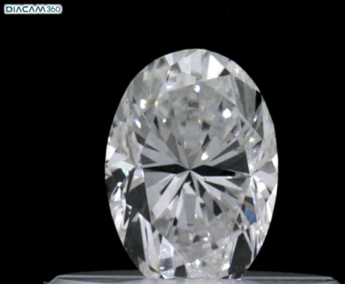 0.34 carat E-VS2 Natūralus Oval Deimantas (1)