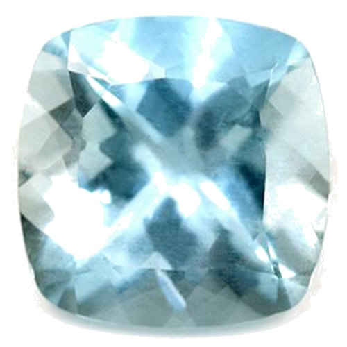 3.01 carat BLUE Cushion Aquamarine (1)