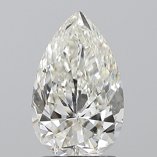 2.01 carat I-SI1 Natūralus Pear Deimantas (1)
