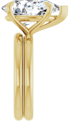 Sužadėtuvių Žiedas „Claw-Prong Solitaire“ 10k yellow gold Pear 15mm x 10mm (9)