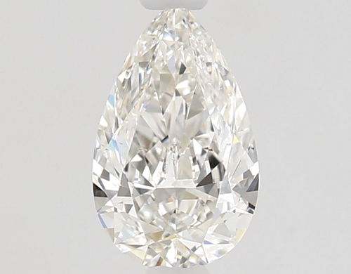 0.62 carat H-SI1 Natūralus Pear Deimantas (1)