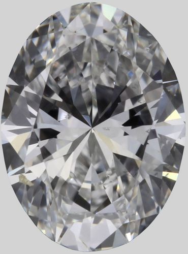 0.52 carat F-SI1 Natūralus Oval Deimantas (1)