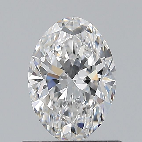 0.6 carat D-VVS2 Natūralus Oval Deimantas (1)