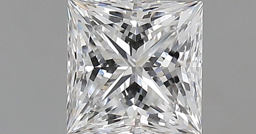1.01 carat E-VVS2 Natūralus Princess Deimantas (1)
