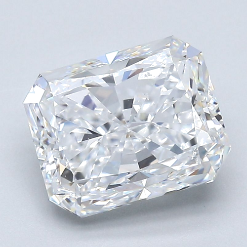 3.01 carat D-SI1 Natūralus Radiant Deimantas (1)