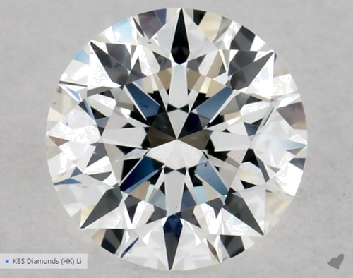 0.5 carat G-VS1 Excellent cut Natūralus Round Deimantas (1)