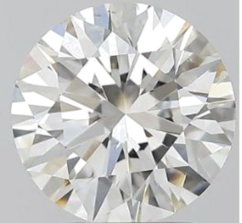 2.52 carat J-SI2 Excellent cut Natūralus Round Deimantas (1)