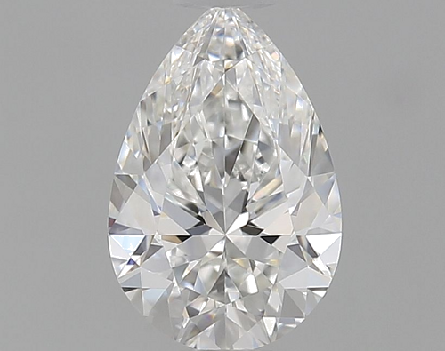 0.53 carat F-VVS1 Natūralus Pear Deimantas (1)