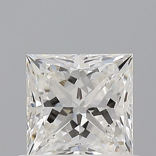 0.53 carat G-VVS2 Natūralus Princess Deimantas (1)