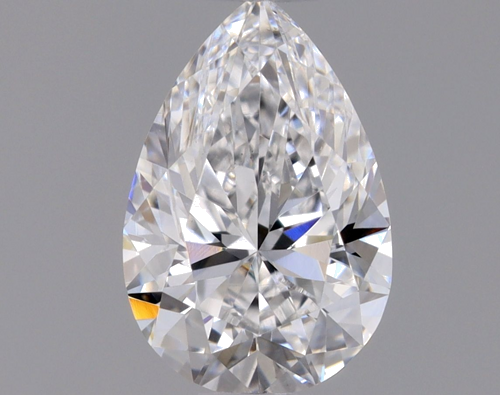 0.5 carat D-SI1 Natūralus Pear Deimantas (1)
