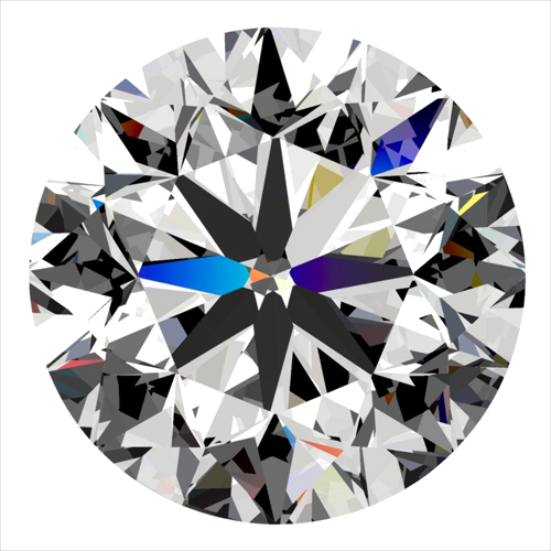 0.3 carat H-VS2 Very Good cut Natūralus Round Deimantas (1)