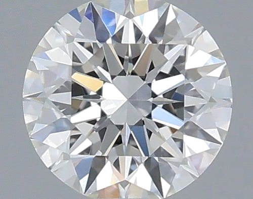 0.42 carat F-VVS2 Excellent cut Natūralus Round Deimantas (1)