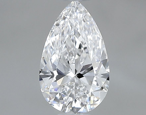 0.53 carat D-VS2 Natūralus Pear Deimantas (1)