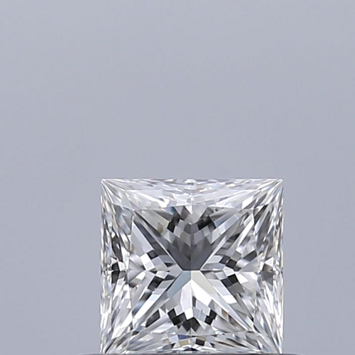 0.41 carat E-VVS1 Natūralus Princess Deimantas (1)