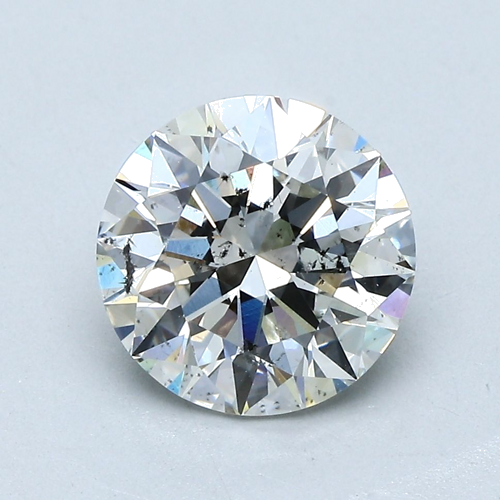 2.5 carat H-SI2 Excellent cut Natūralus Round Deimantas (1)