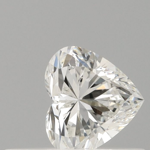 0.3 carat G-VVS1 Natūralus Heart Deimantas (1)