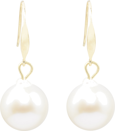Gold Earrings with Akoya Pearls (1)