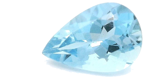 0.59 carat BLUE Pear Aquamarine (1)