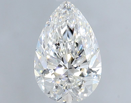 1.0 carat F-VS1 Natūralus Pear Deimantas (1)