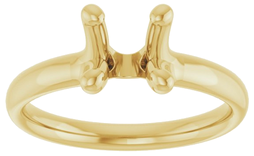 Sužadėtuvių Žiedas „Solitaire“ 14k yellow gold Round 6.5mm (3)