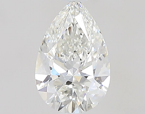 0.6 carat H-VVS1 Natūralus Pear Deimantas (1)
