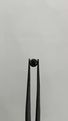 0.48 carat Fancy Black-VVS2 Excellent cut Natūralus Round Deimantas (1)