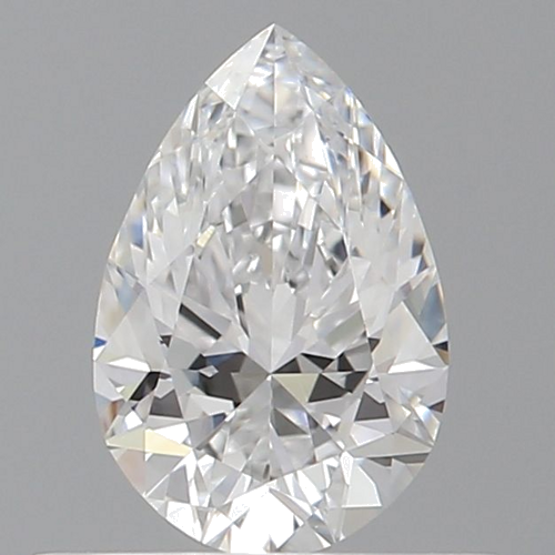 0.51 carat D-VVS2 Natūralus Pear Deimantas (1)