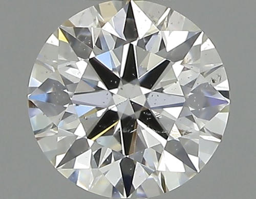 0.52 carat G-SI2 Excellent cut Natūralus Round Deimantas (1)